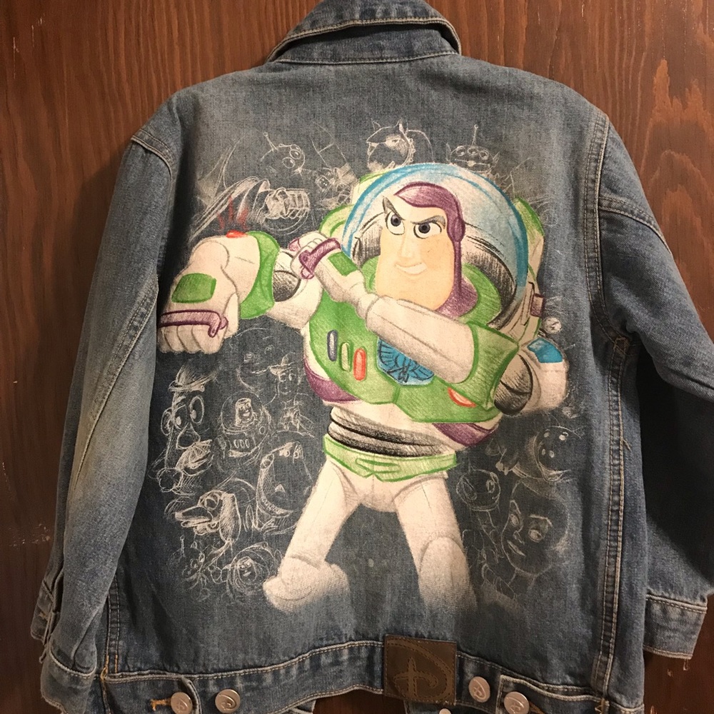 Disney Store toddler Buzz Lightyear Denim jacket